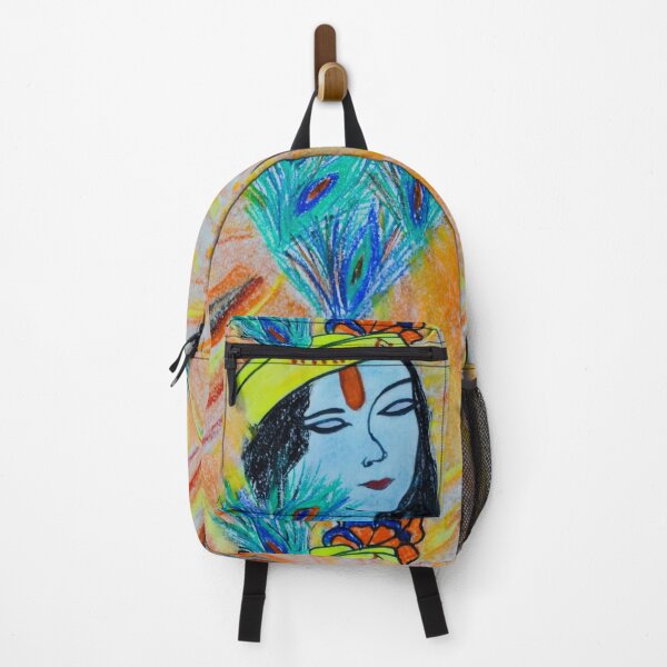 Item preview, Lord Krishna Art | Divine Blue God with Peacock Feather designed and sold by MyArtYourProducts.