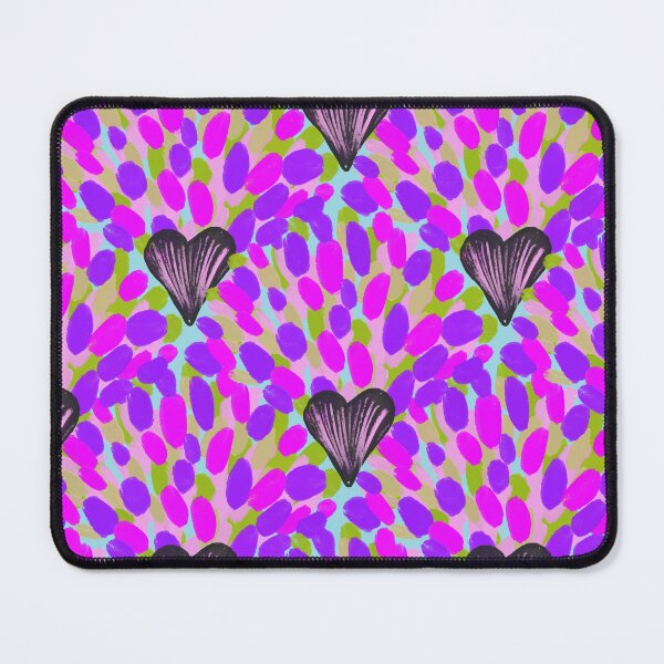 Item preview, Painterly Petal Heart Pattern Purple/Pink designed and sold by YaldiDesign.