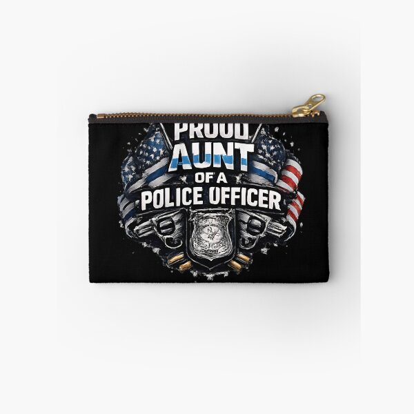 Item preview, Proud Aunt of a Police Officer - Thin Blue Line Badge designed and sold by DrukNaStyl.