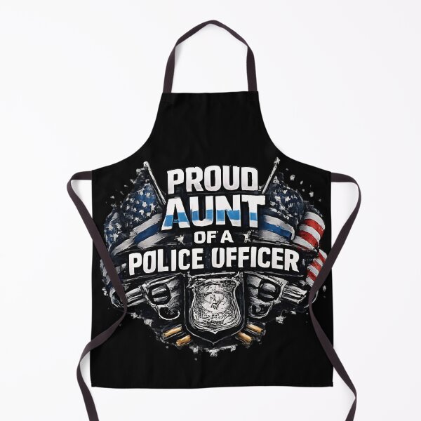 Item preview, Proud Aunt of a Police Officer - Thin Blue Line Badge designed and sold by DrukNaStyl.