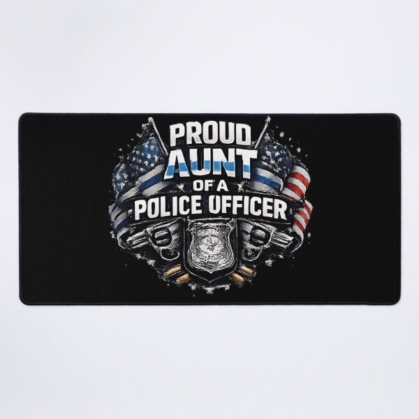 Item preview, Proud Aunt of a Police Officer - Thin Blue Line Badge designed and sold by DrukNaStyl.