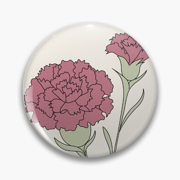 Item preview, carnation birthmonth flower for january calendar designed and sold by storieslanguage.
