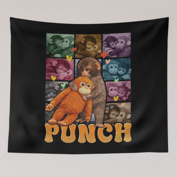 Item preview, Cute Punch Monkey designed and sold by sajkinonline.