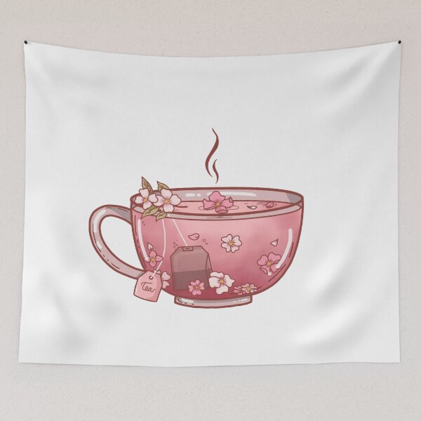 Item preview, Cute Cup of Sakura Tea designed and sold by Hello-Cuties.