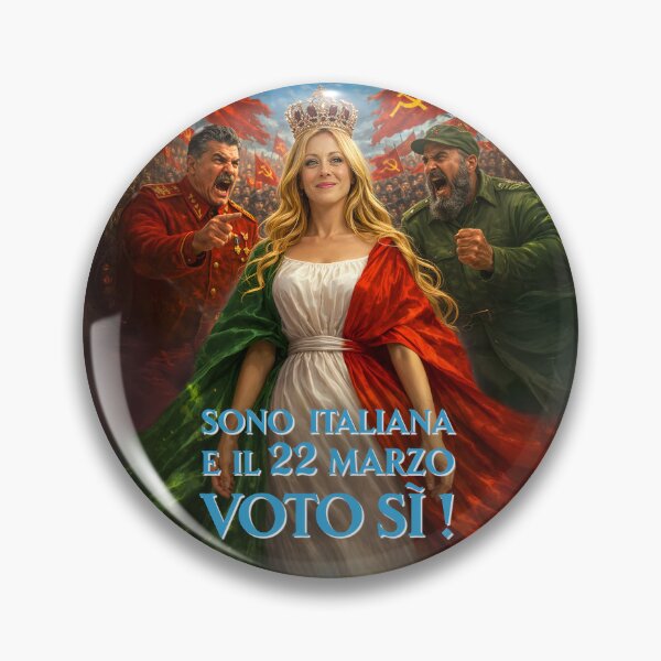 Item preview, Io Voto Si - Giorgia Meloni designed and sold by Umpsilk.