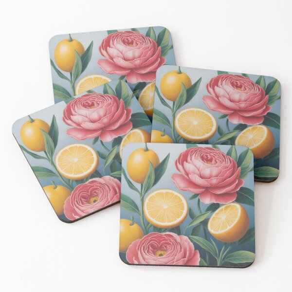 Item preview, Floral Citrus Still Life – Orange and Roses Painting designed and sold by myforestfog.