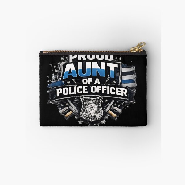 Item preview, Proud Aunt of a Police Officer - Thin Blue Line Badge designed and sold by DrukNaStyl.