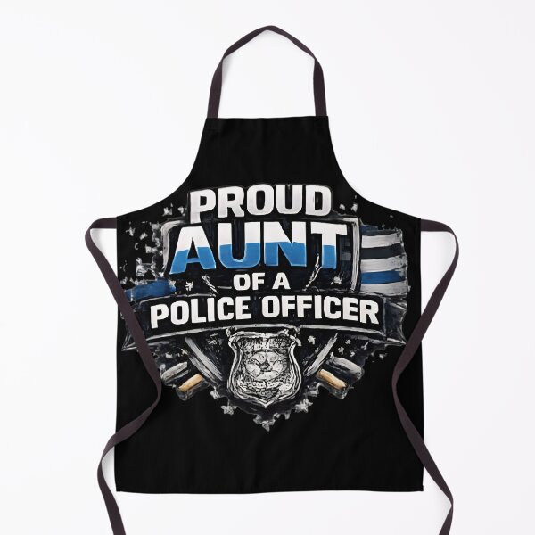 Item preview, Proud Aunt of a Police Officer - Thin Blue Line Badge designed and sold by DrukNaStyl.