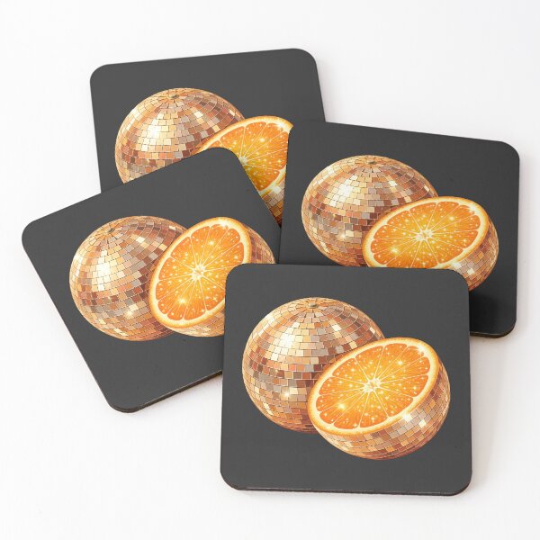 Item preview, Disco Orange Mirrorball Fruit – Retro Funky Citrus Aesthetic designed and sold by GiftsCreek.