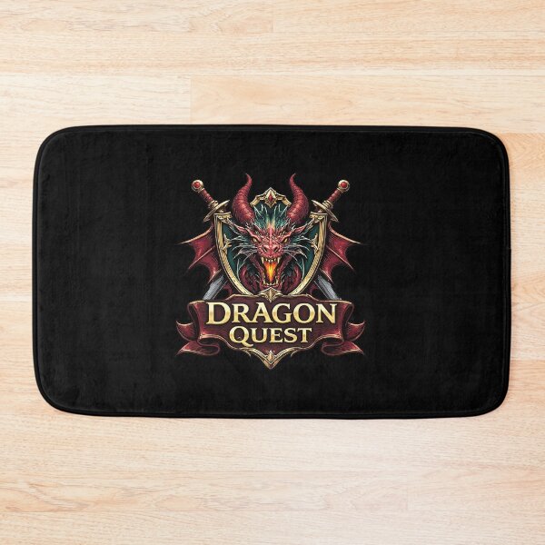 Item preview, Epic Red Dragon Quest Fantasy Shield And Swords Emblem designed and sold by Nenad Lazarevic.