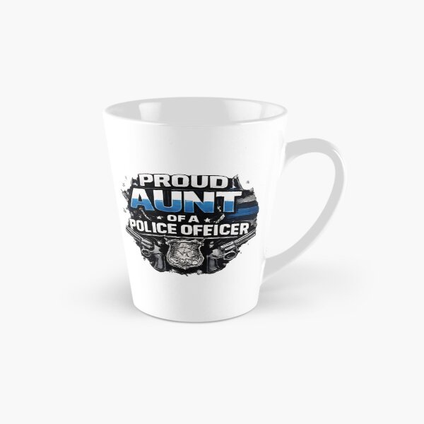 Item preview, Proud Aunt of a Police Officer - Thin Blue Line Badge designed and sold by DrukNaStyl.