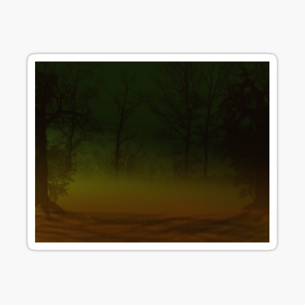 Misty Forest Sticker