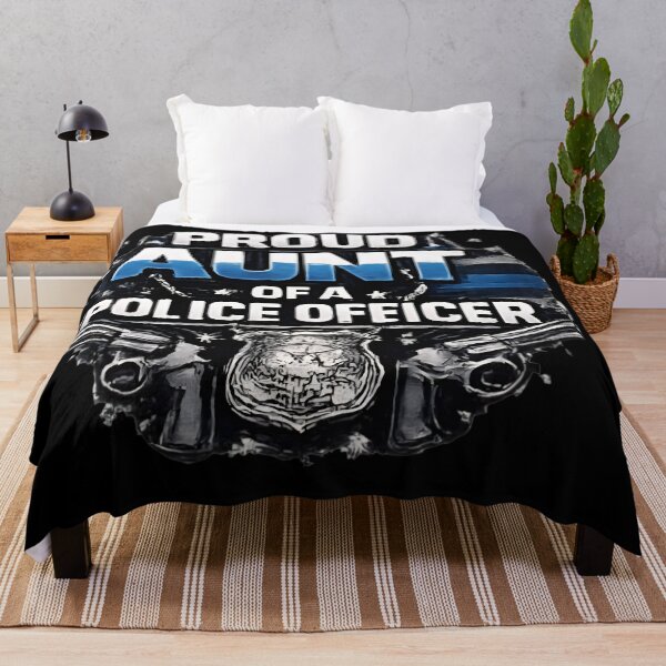 Item preview, Proud Aunt of a Police Officer - Thin Blue Line Badge designed and sold by DrukNaStyl.