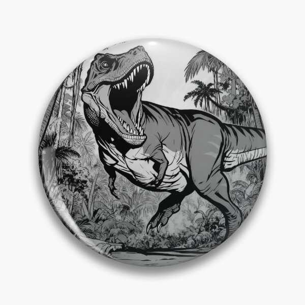 Item preview, black white the mighty Tyrannosaurus rex rules the land designed and sold by sabartgunpla.