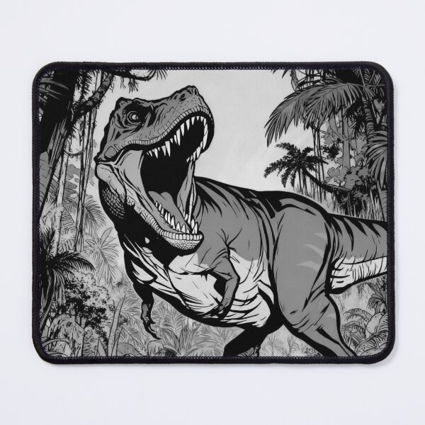 Item preview, black white the mighty Tyrannosaurus rex rules the land designed and sold by sabartgunpla.