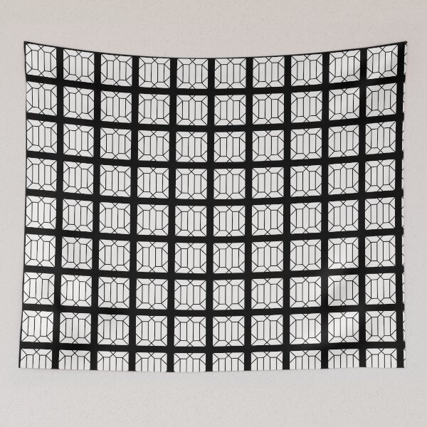 Item preview, Geometric Monochrome Pattern ADG P25.P01.071 designed and sold by Space & Care - Art Deco GeoMetrica.