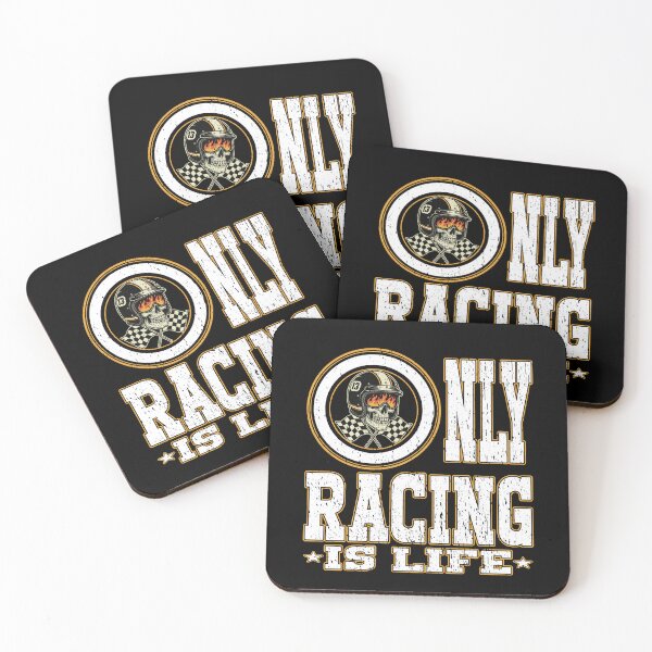 Item preview, ONLY RACING IS LIFE motorsport racing driver motorsport fans track days race team designed and sold by Jt41.