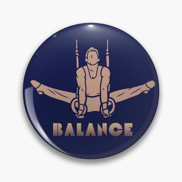 Item preview, Gymnastics Rings Straddle L-Sit – Artistic Strength & Balance designed and sold by LoudVictory.
