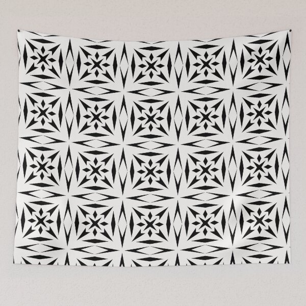 Item preview, Geometric Monochrome Pattern ADG P25.P01.073 designed and sold by Space & Care - Art Deco GeoMetrica.