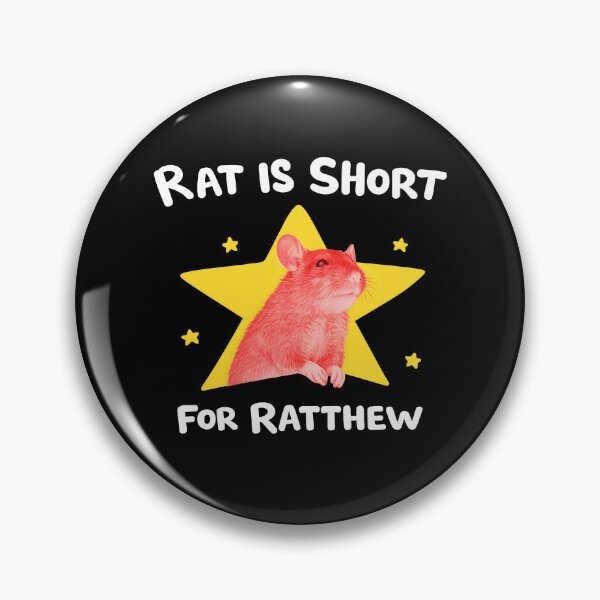 Item preview, Rat is Short For Ratthew designed and sold by PatternGallery.