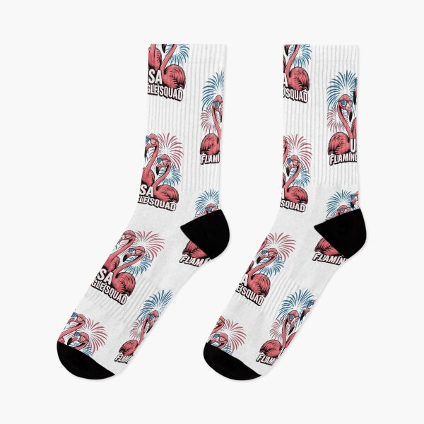 Item preview, USA Flamingle Squad – Funny Flamingo 4th of July Patriotic designed and sold by Nzgiftsandmore.