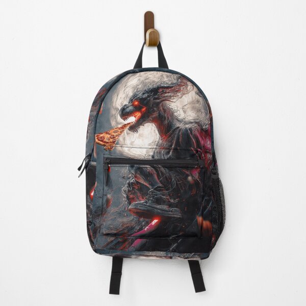 Item preview, Infernal Pizza Dragon – Dark Fantasy Surreal Beast Art designed and sold by Grafititee.