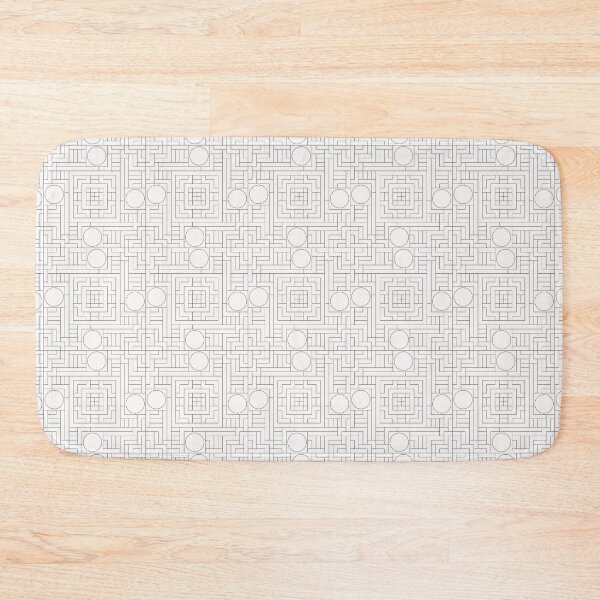 Item preview, Geometric Monochrome Pattern ADG P25.P01.074 designed and sold by Space & Care - Art Deco GeoMetrica.