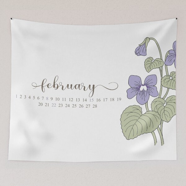 Item preview, birthmonth flower for february is violet designed and sold by storieslanguage.