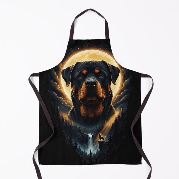 Item preview, Rottweiler Moon Dog Lover Pet Owner designed and sold by SanTiOmal.