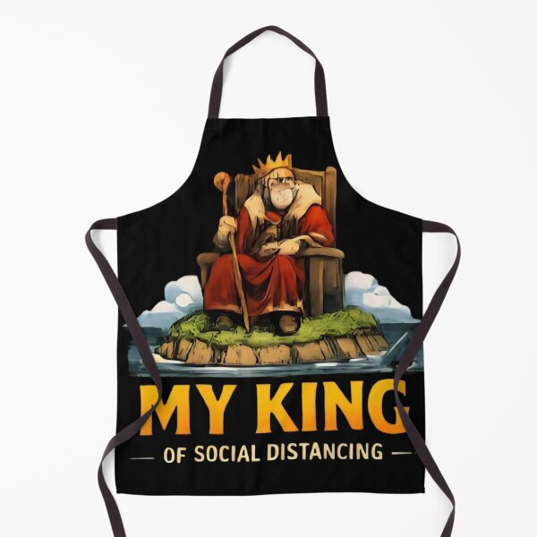 Item preview, King of Social Distancing - Funny Introvert Aesthetic designed and sold by DrukNaStyl.