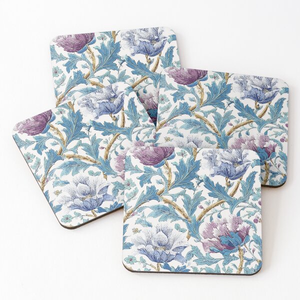 Item preview, Vintage Blue Botanical Pattern designed and sold by junkydotcom.