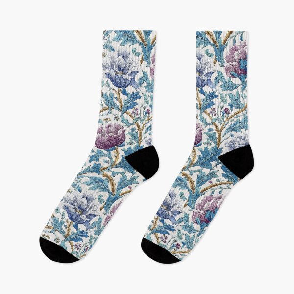 Item preview, Vintage Blue Botanical Pattern designed and sold by junkydotcom.