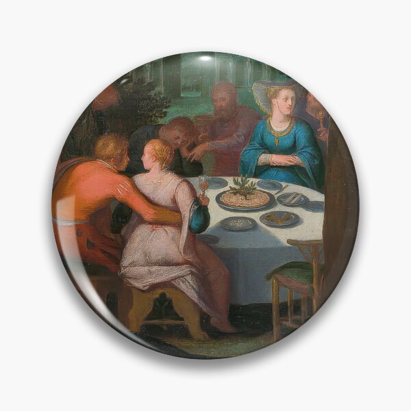 Item preview, A Dinner in the Forest Renaissance Banquet Scene designed and sold by TheSoulOfArt.
