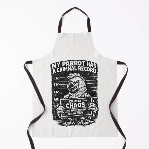 Item preview, My Parrot Has A Criminal Record Funny Parrot Owner Pet Bird Lover designed and sold by Pawsome Quotes.