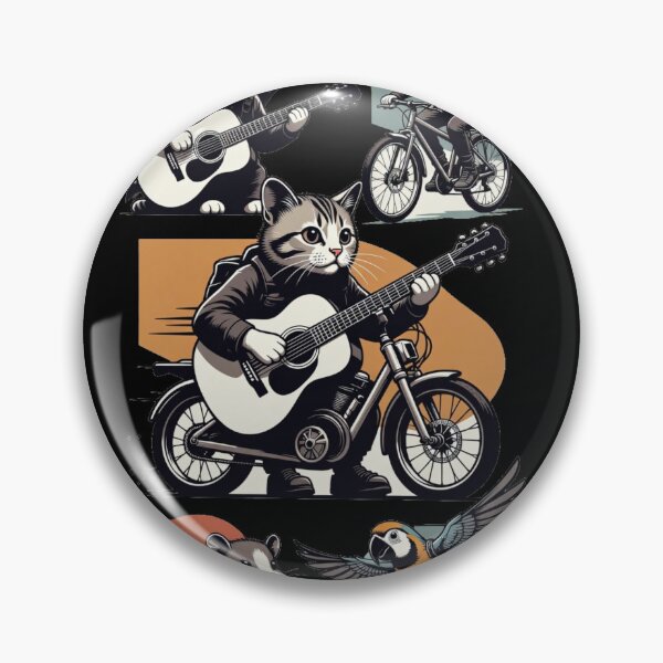 Item preview, Rad Pet Adventure Club - Guitar Cat, Biking Dog & Racing Hamster designed and sold by GenZFashion000.
