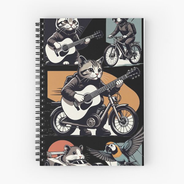 Item preview, Rad Pet Adventure Club - Guitar Cat, Biking Dog & Racing Hamster designed and sold by GenZFashion000.
