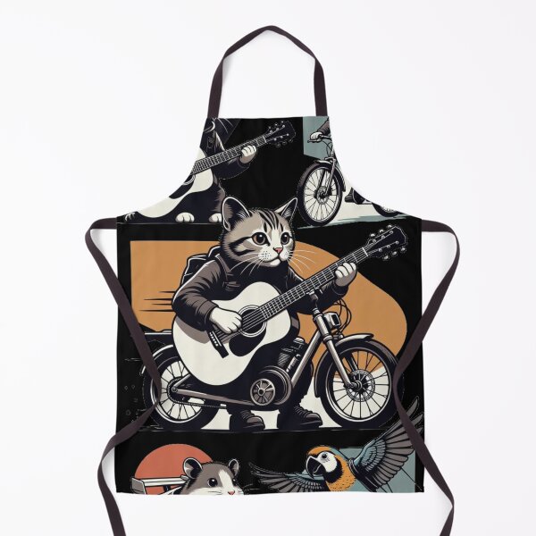 Item preview, Rad Pet Adventure Club - Guitar Cat, Biking Dog & Racing Hamster designed and sold by GenZFashion000.