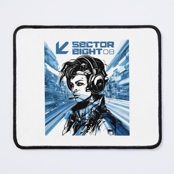 Item preview, Cyberpunk Sector Eight Hacker Girl designed and sold by DimensionShift.