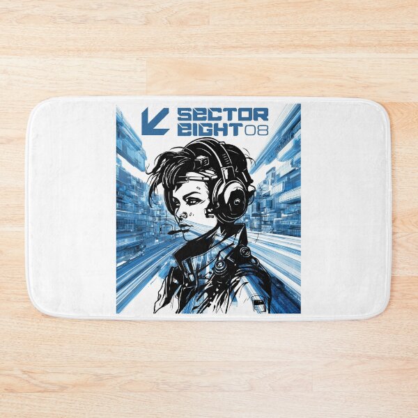Item preview, Cyberpunk Sector Eight Hacker Girl designed and sold by DimensionShift.