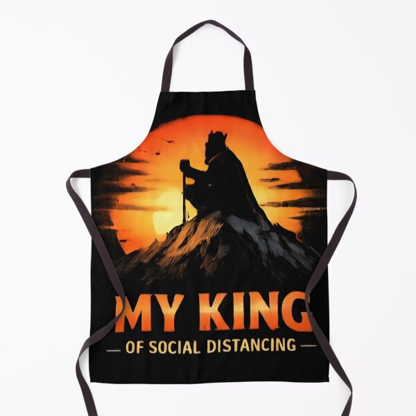 Item preview, King of Social Distancing - Funny Introvert Aesthetic designed and sold by DrukNaStyl.