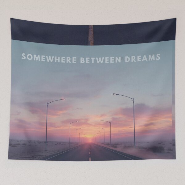 Item preview, Somewhere Between Dreams – Dreamcore Liminal Road Surreal Aesthetic Art designed and sold by FindYouByZ.