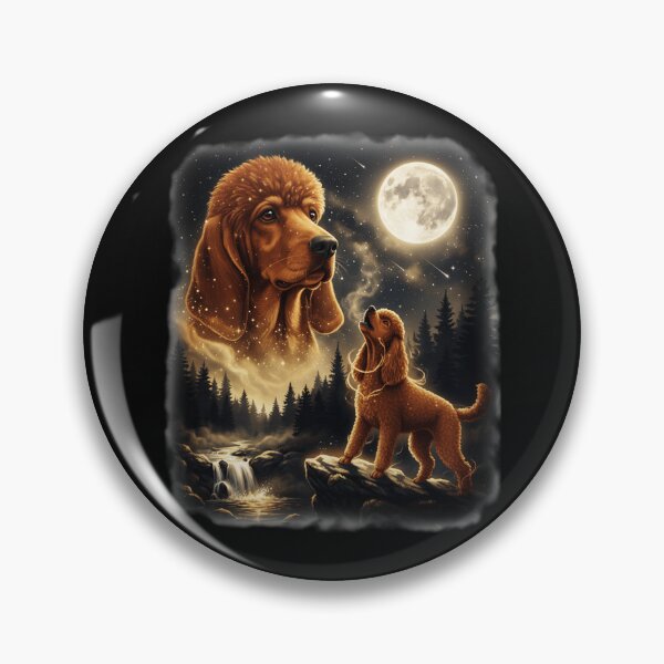 Item preview, Poodle Dog Lover Moon Spirit Companion designed and sold by SanTiOmal.