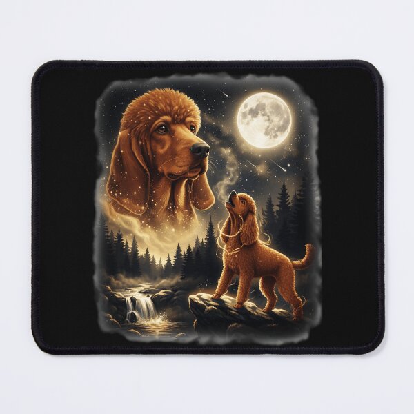 Item preview, Poodle Dog Lover Moon Spirit Companion designed and sold by SanTiOmal.