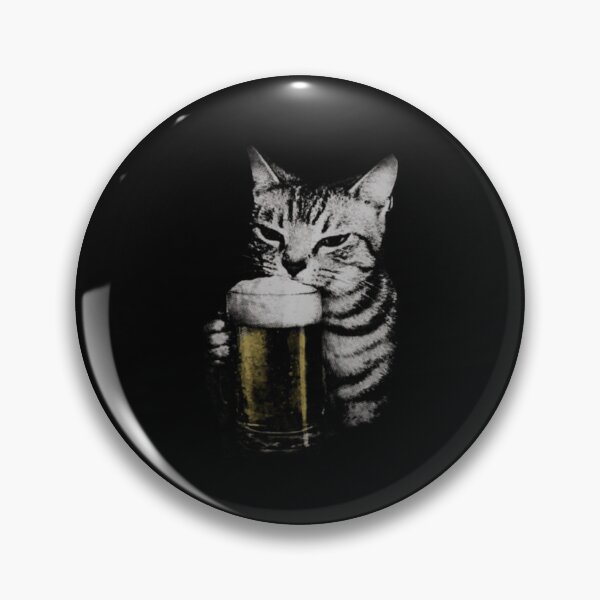 Item preview, Cat Beer Y2k Vintage 90s Funny Cats Meme Fun Kitty Drunk designed and sold by Malosortin.