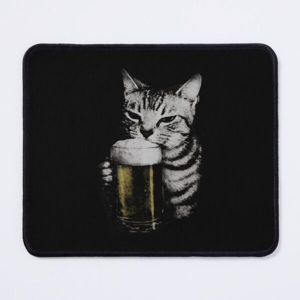 Item preview, Cat Beer Y2k Vintage 90s Funny Cats Meme Fun Kitty Drunk designed and sold by Malosortin.