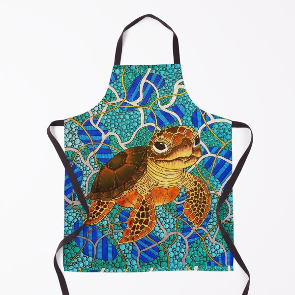 Item preview, Baby Turtle surrounded by ocean coloured bubble patterns. designed and sold by Sky24Designs.