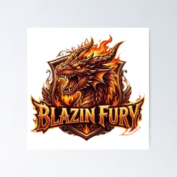 Item preview, BLAZIN FURY designed and sold by IM ZAN ZETTA.