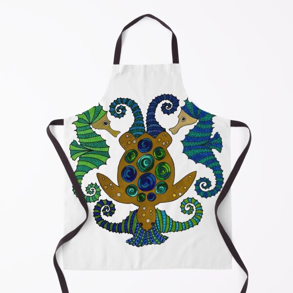 Item preview, Turtle Seahorse Ocean Patterns designed and sold by Sky24Designs.