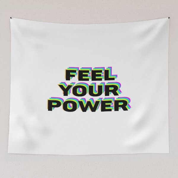 Item preview, Feel Your Power Multicolor Layered Typography for Empowerment, Energy & Modern Motivation designed and sold by Bright Nest Studio.