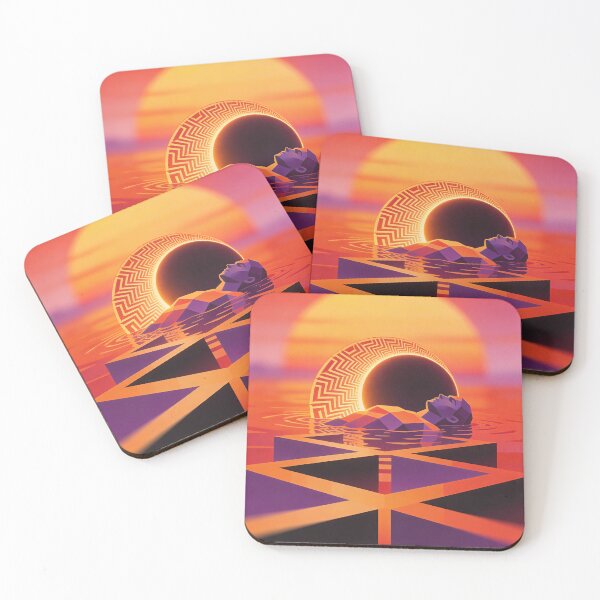 Item preview, Surreal Sunset Reflection – Floating Mind Dreamscape Illustration designed and sold by KiraChie.